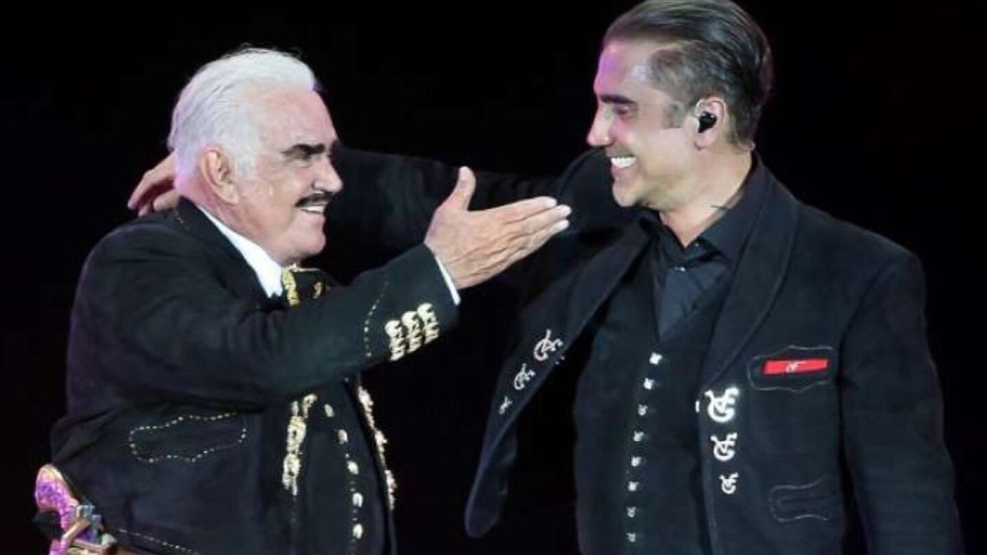 Alejandro Fernández y Vicente Fernández