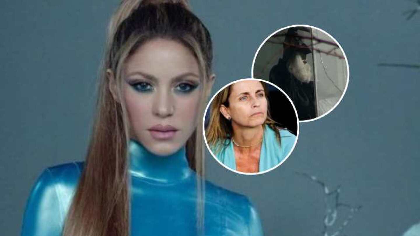 Shakira coloca la figura de la bruja de nuevo en el balcón; de nuevo la vecina es su suegra