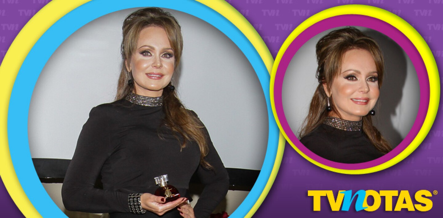 Así presentó Gaby Spanic su fragancia Amor Total.