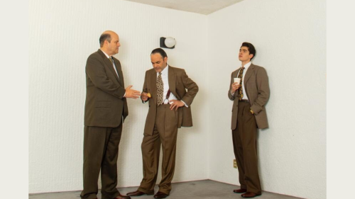 Obra de teatro Business Suite, con Pepe del Río, Fabián Corres y Miguel Ángel Padrón.