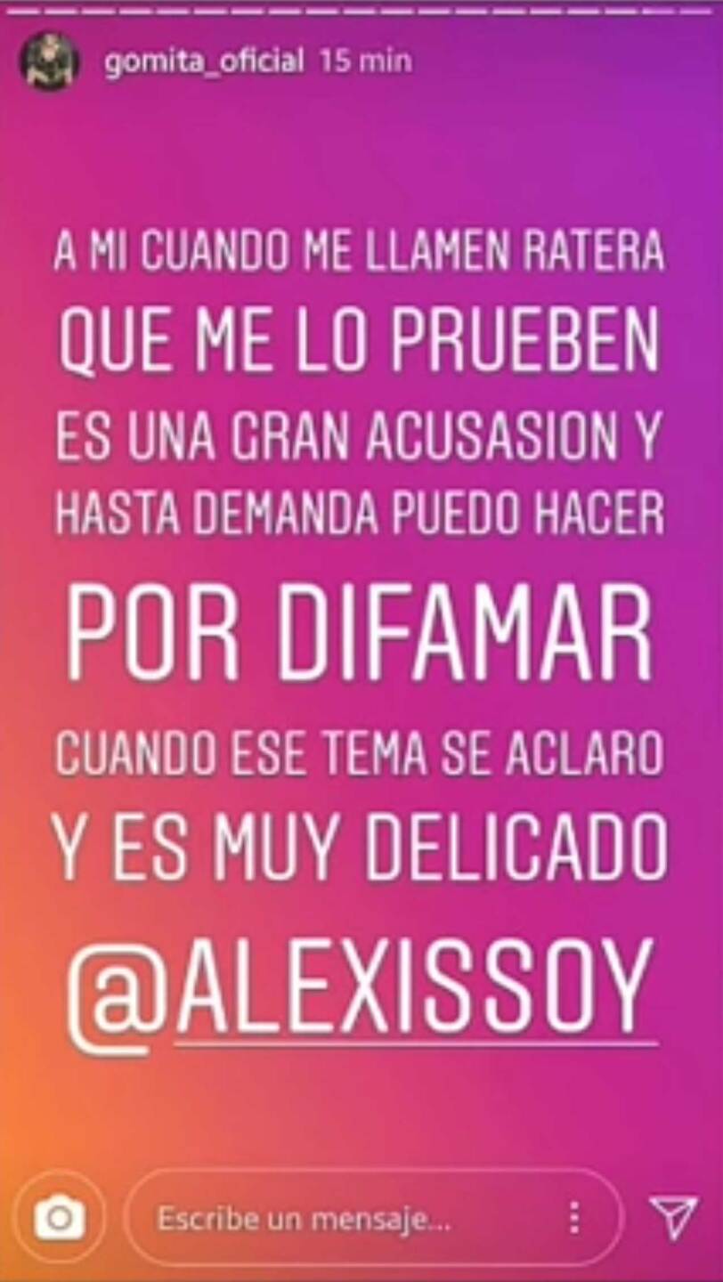 Gomita está segura de lo que va a hacer vs La Bebeshita