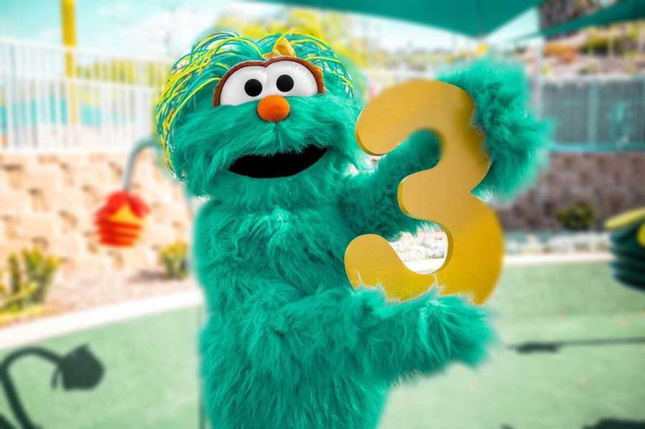 Ella es "Rosita", el personaje que las pequeñas querían saludar.