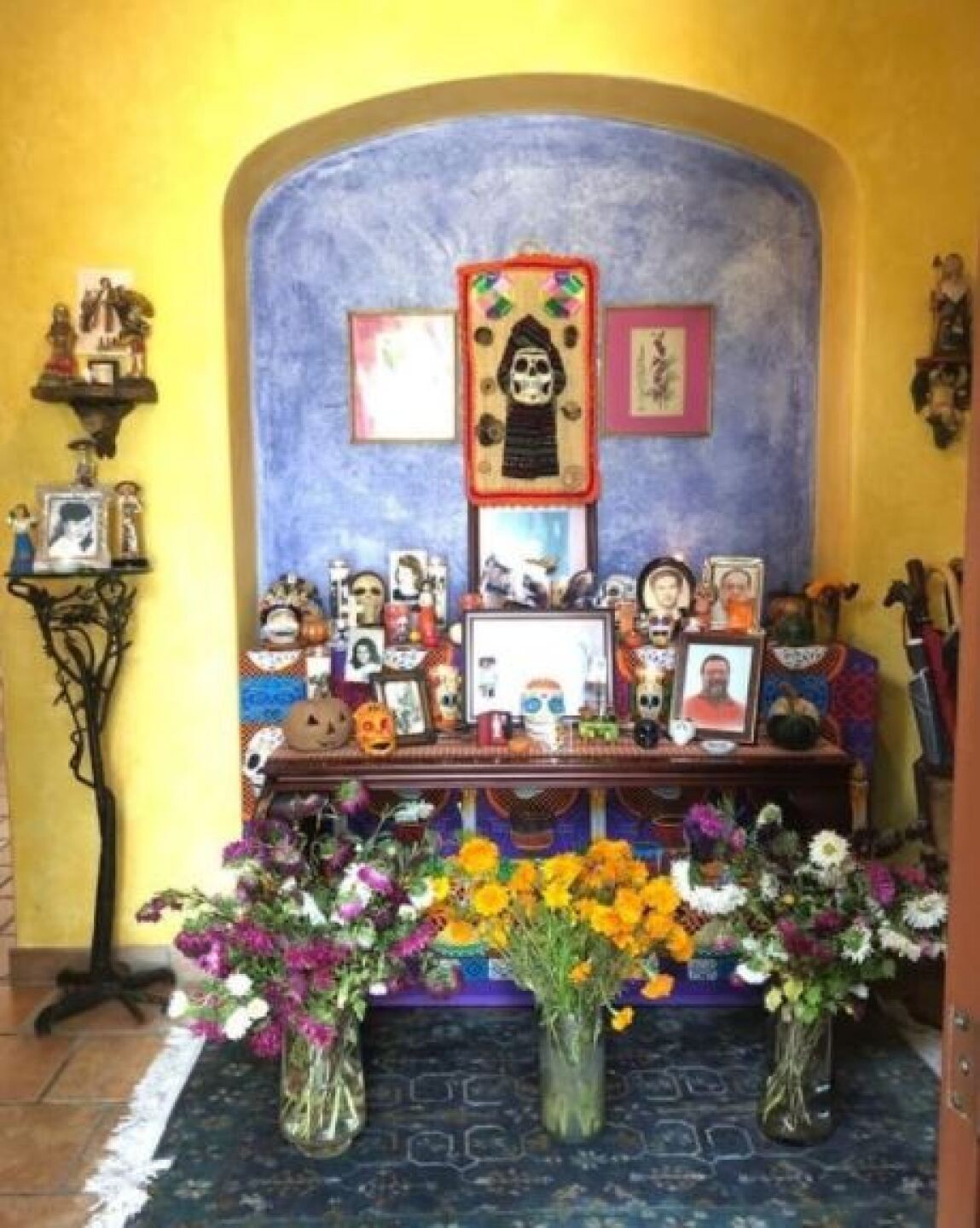 La actriz recordó a su esposo.