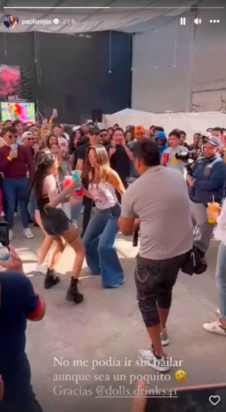 De Televisa a Tepito, Paola Rojas es captada perreando en las licuachelas