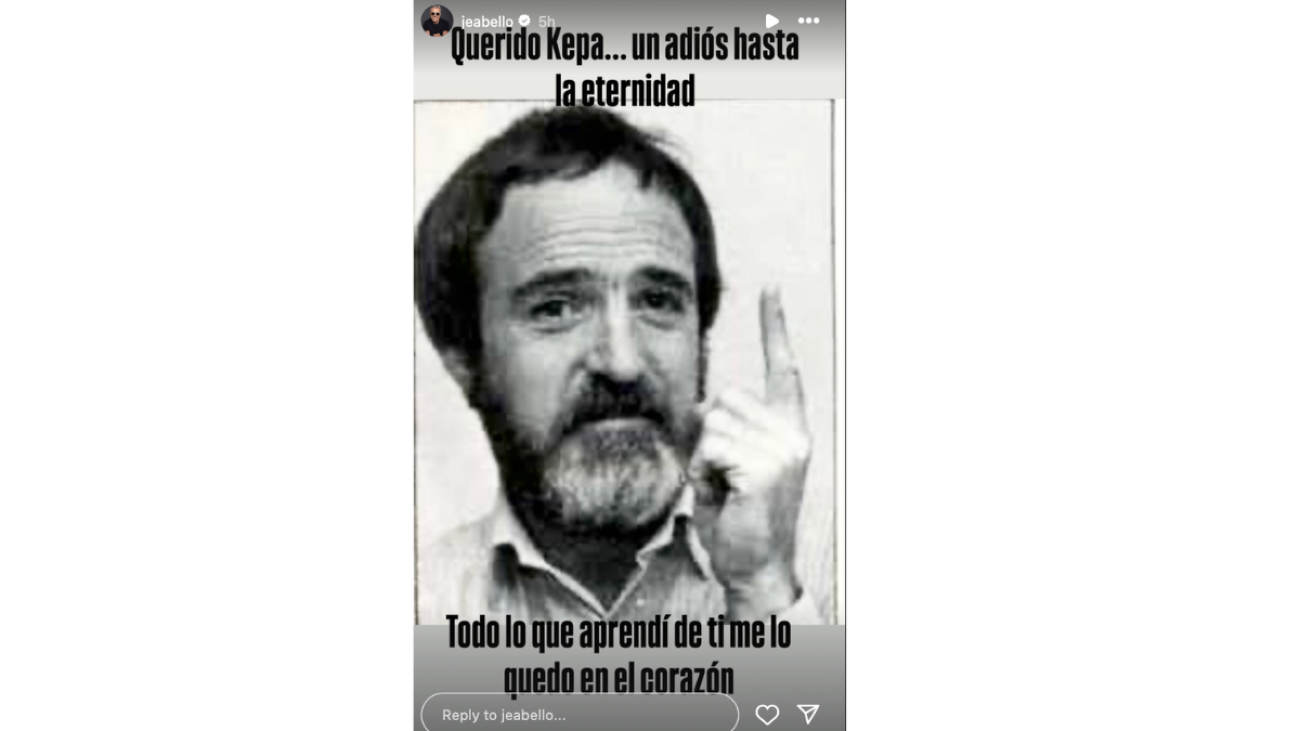 Despiden a Kepa Amuchastegui