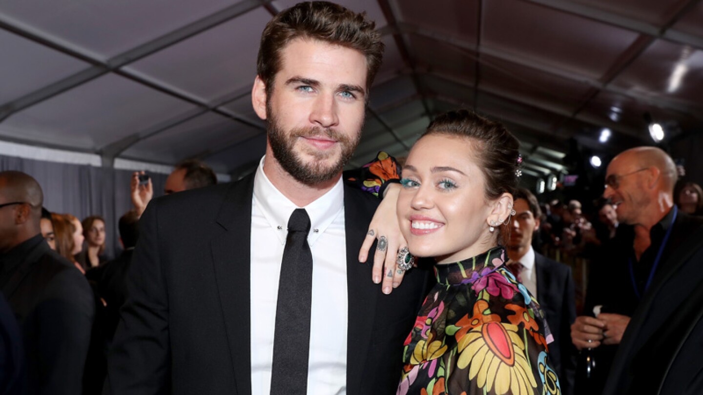 Miley Cyrus y Liam Hemsworth.