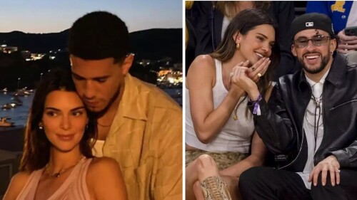 Kendall Jenner y bad bunny Devin Booker