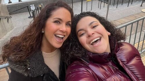 Lucero y su hija