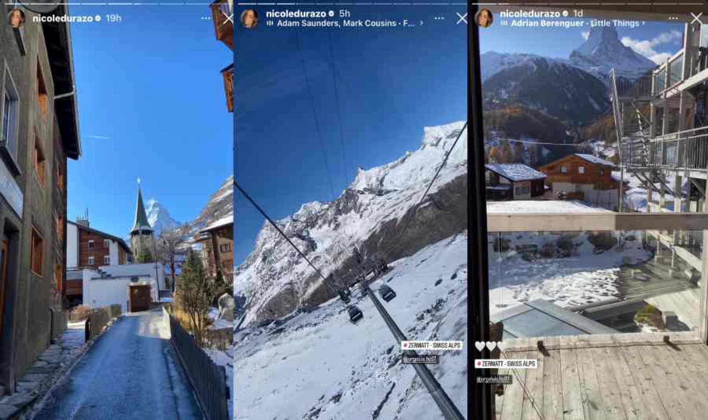 Actriz de Vivan los Niños disfruta luna de miel en los Alpes Suizos tras boda en Acapulco