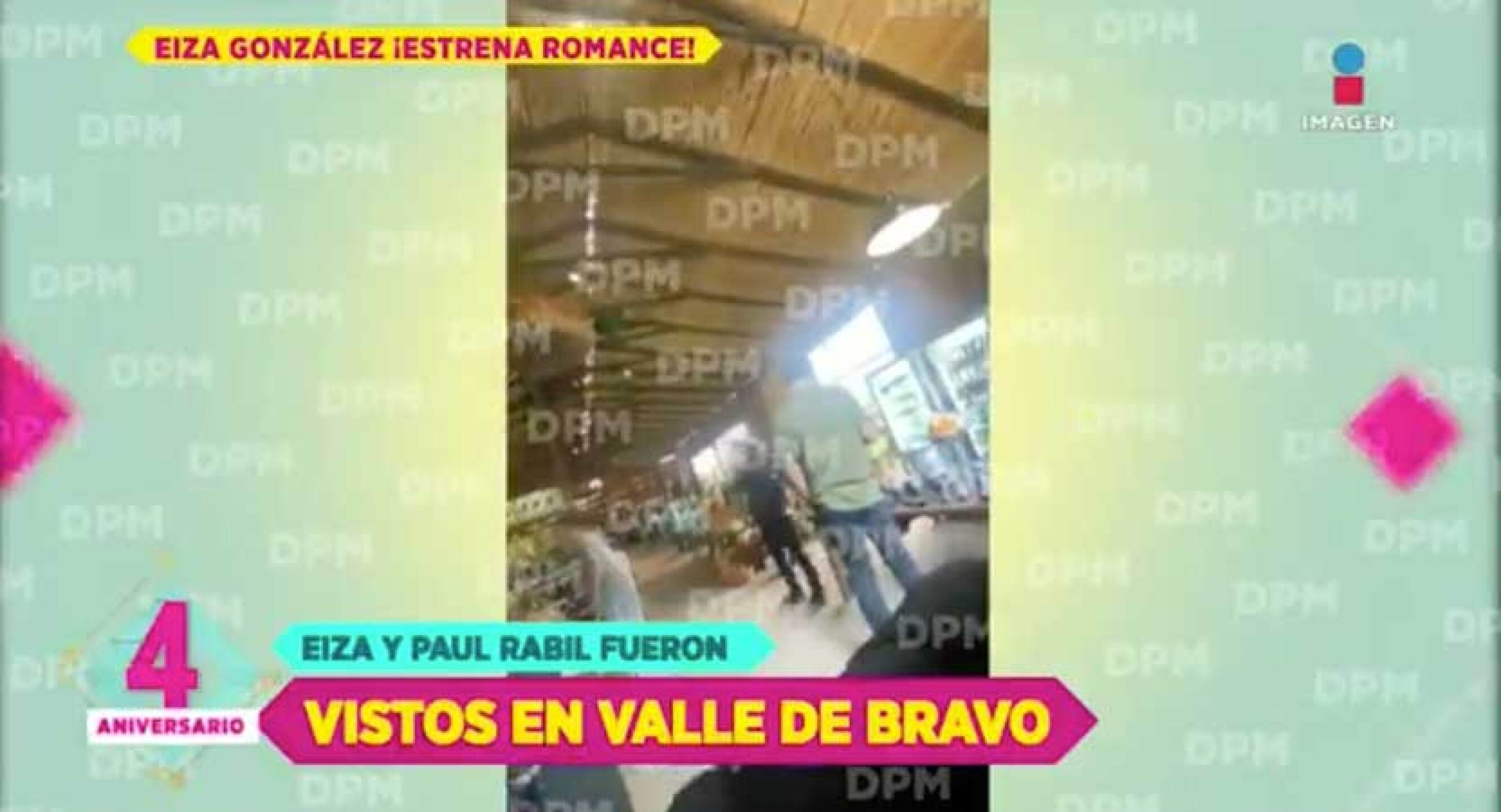 Eiza González fue capatada de vacaciones