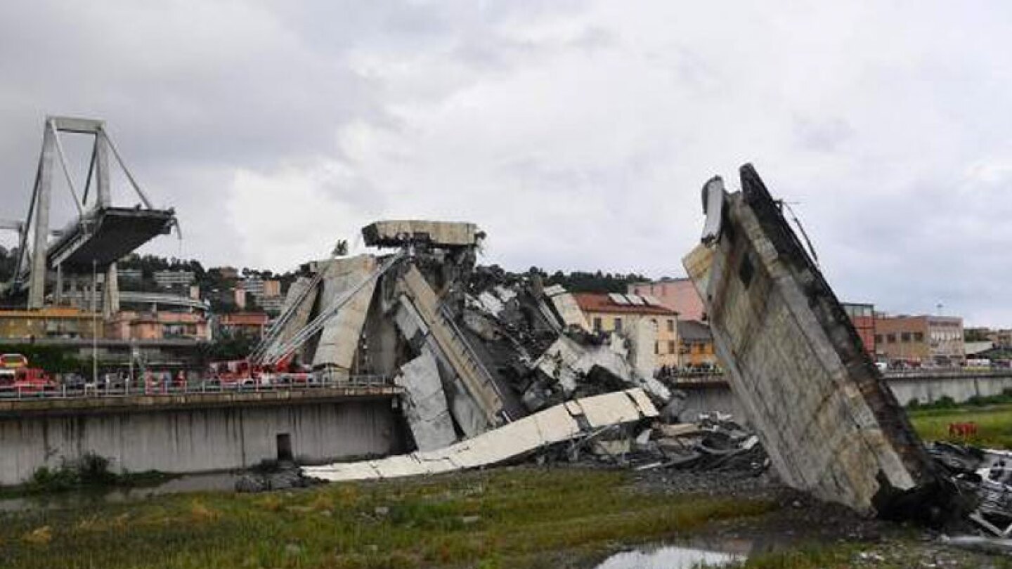 Más de 300 familias perdieron su casa tras derrumbe del puente Morandi