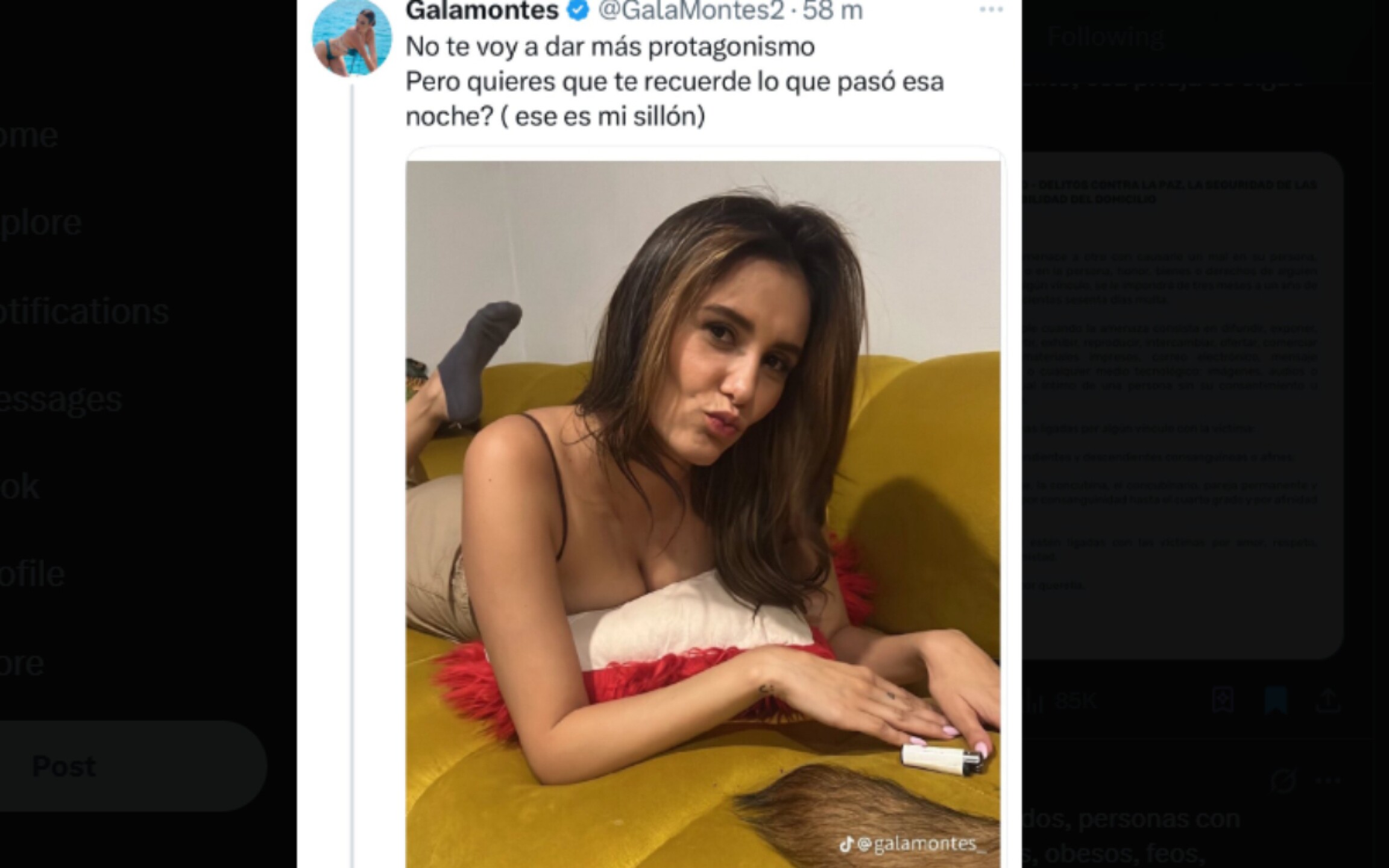 Gala Montes y Bárbara Islas