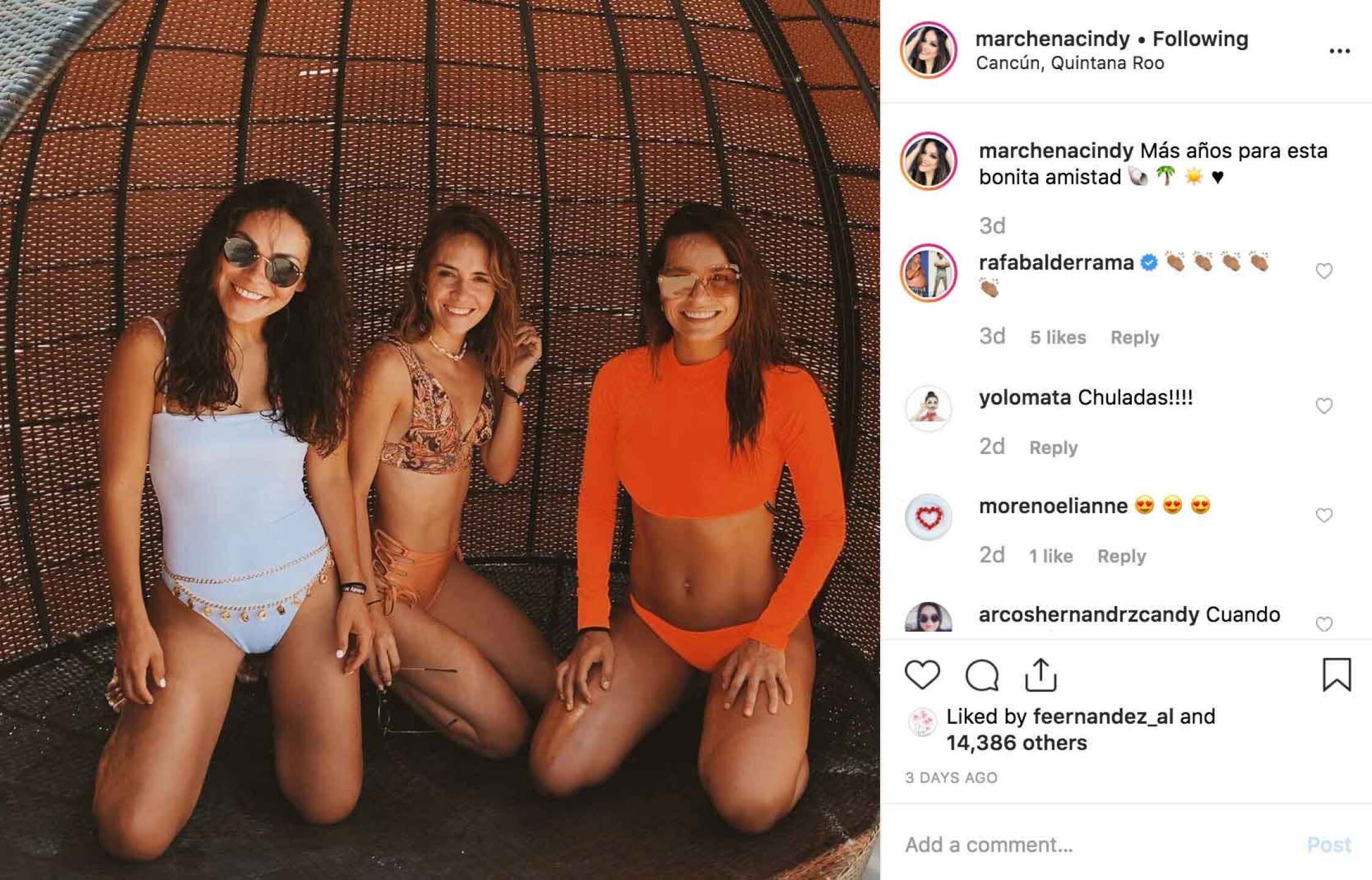 Ballet de VLA tiene sexy reencuentro con Tania Rincón en bikini