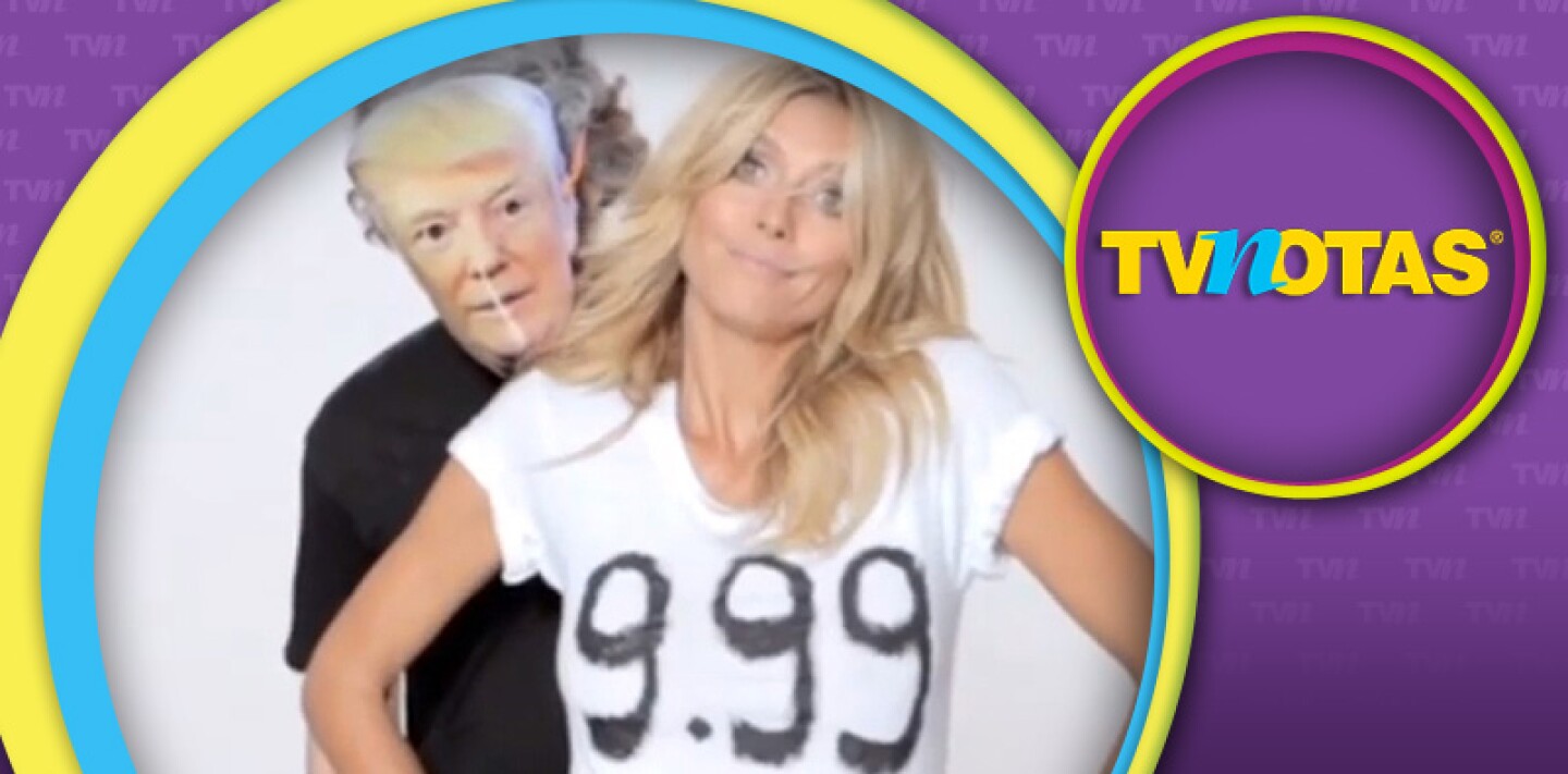Heidi Klum supo burlarse del empresario estadounidense.