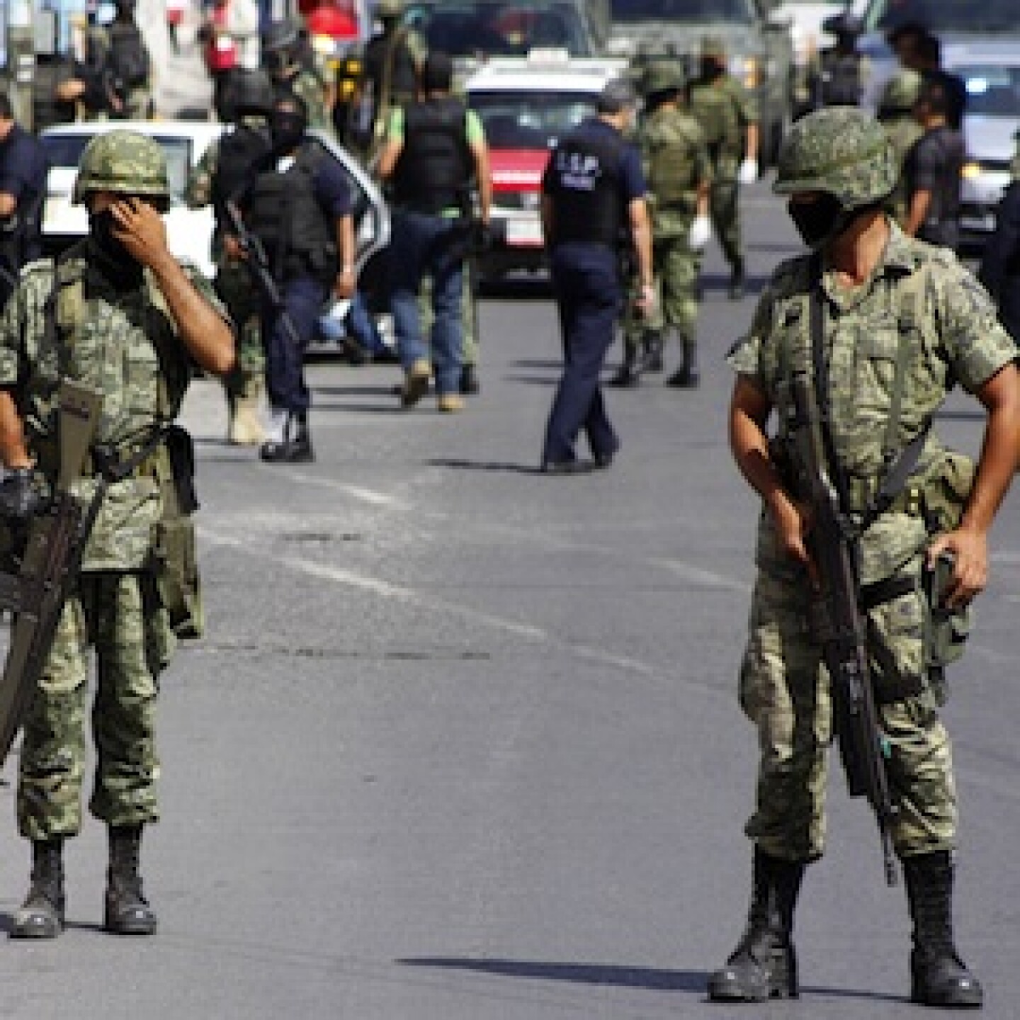 No hubo arrestos durante el operativo. Foto: Notimex