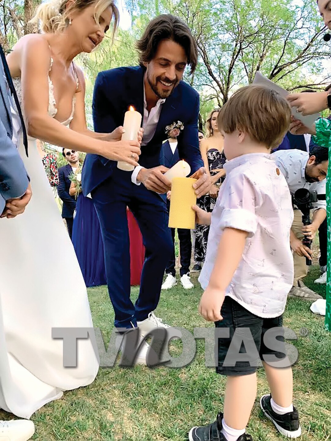 Juan Martín Jáuregui tuvieron una boda espiritual