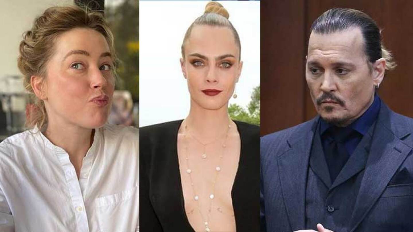 Cara Delevingne y Amber Heard fueron vistas juntas en un elevador 