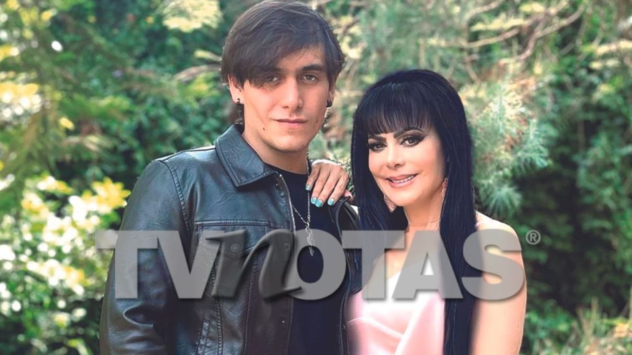 Maribel Guardia con Julián Figueroa hijo de Joan Sebastian