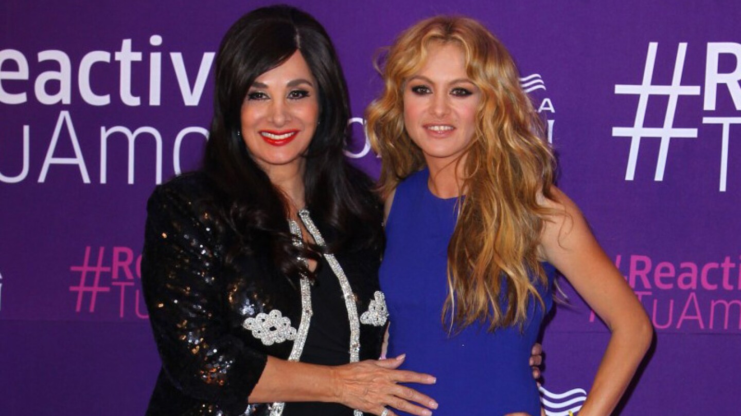 Paulina Rubio y Susana Dosamantes.