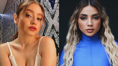 Karol Sevilla y Leslie Gallardo