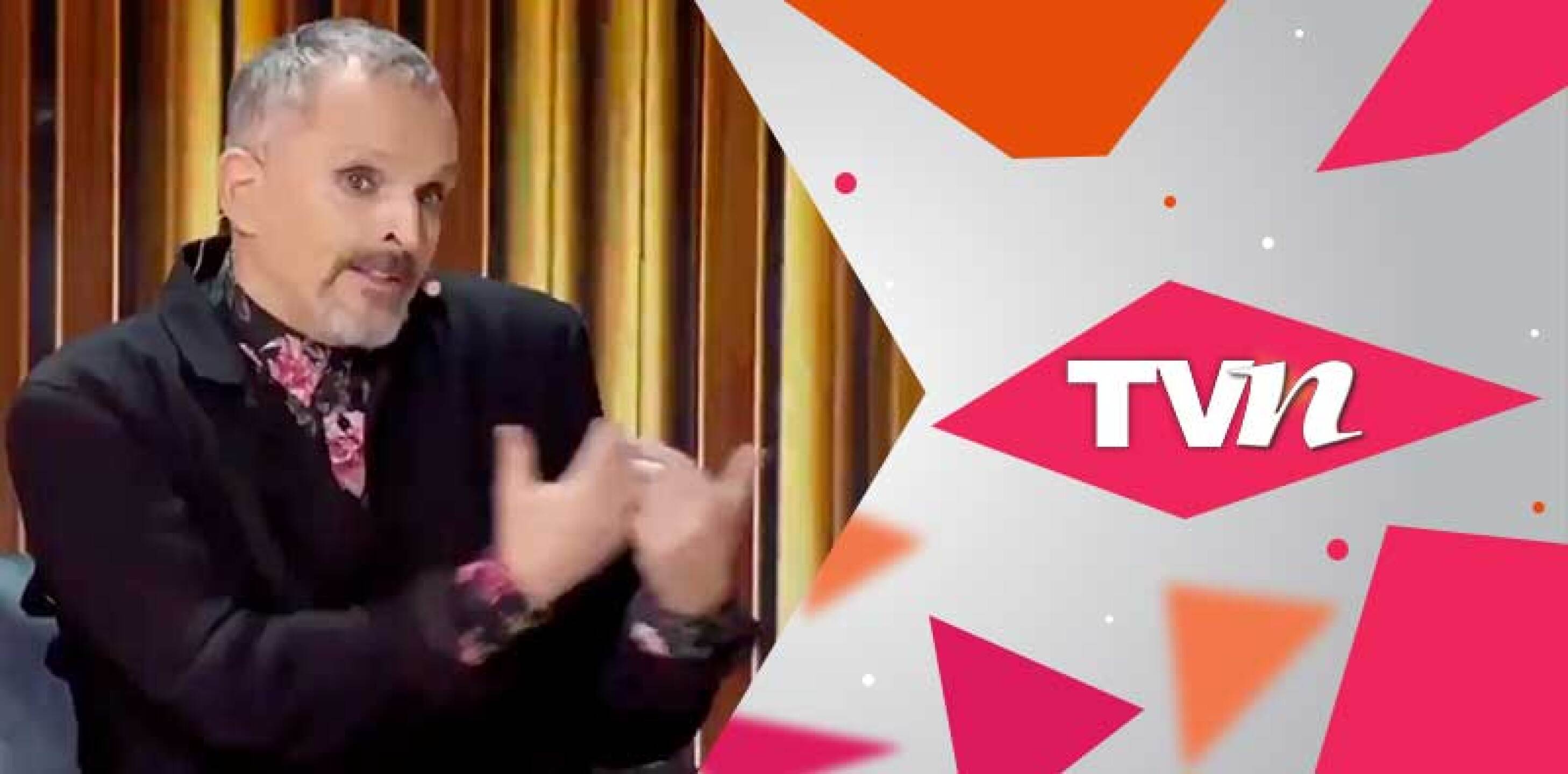 Miguel Bosé se escucha con voz ronca.