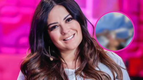 Mariana Echeverría publicó el momento en que dio a luz