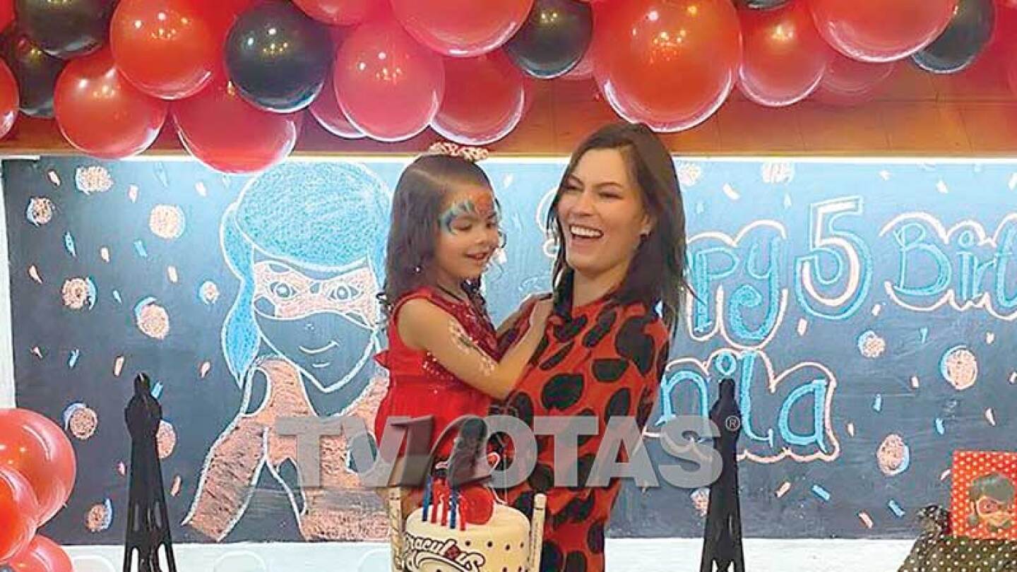 Natália Subtil celebró el cumpleaños 5 de su hija con gran fiesta