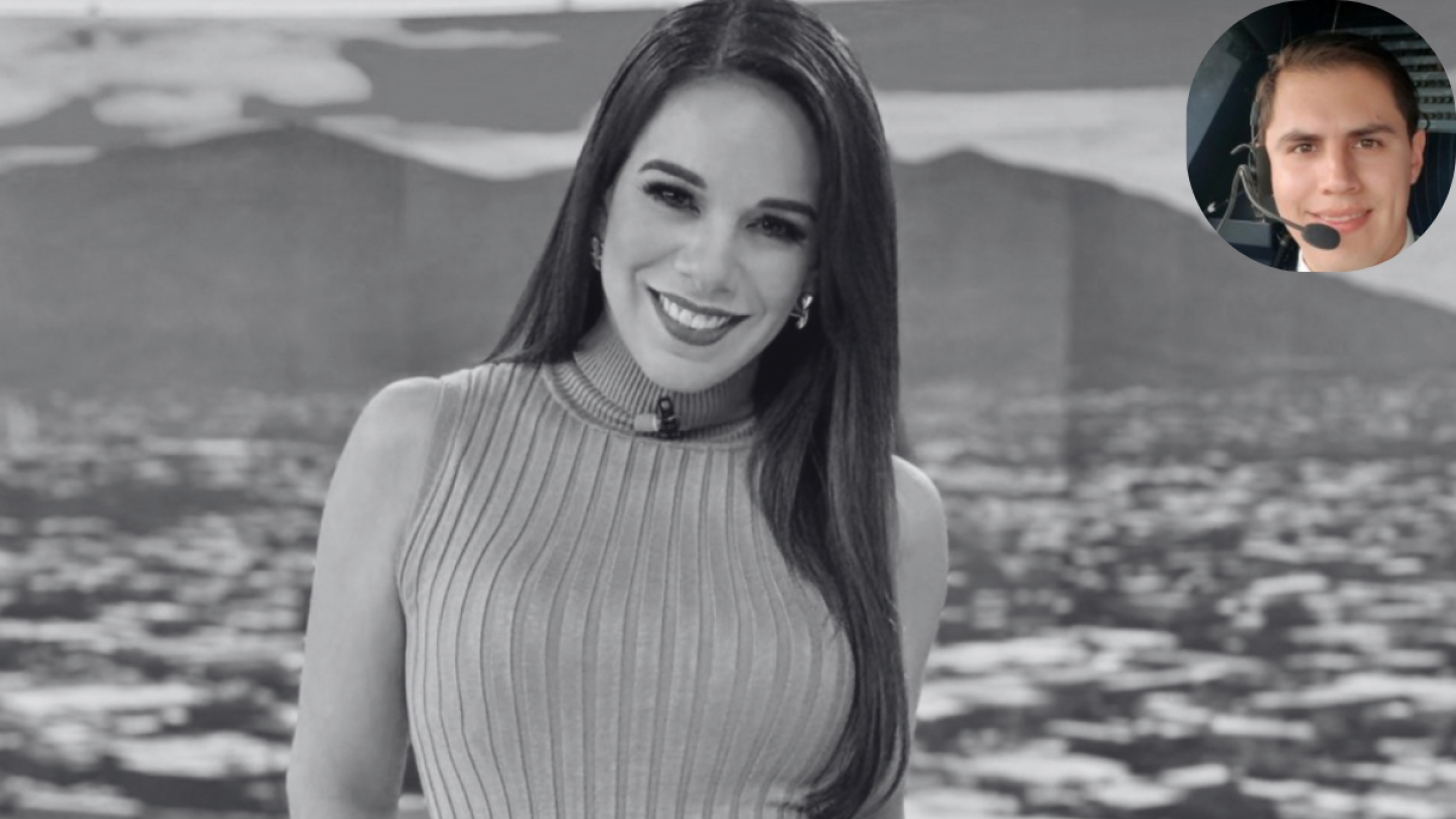 Débora Estrella y piloto Bryan Ballesteros