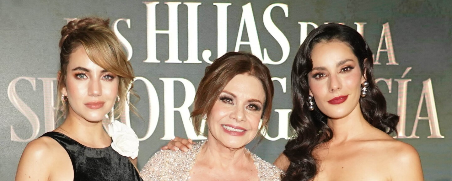 María Sorté, Ela Velden y Oka Giner, Las hijas de la señora García, telenovela 2024