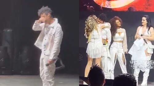 Kalimba reaparece en Las Vegas y llora en concierto con un mensaje