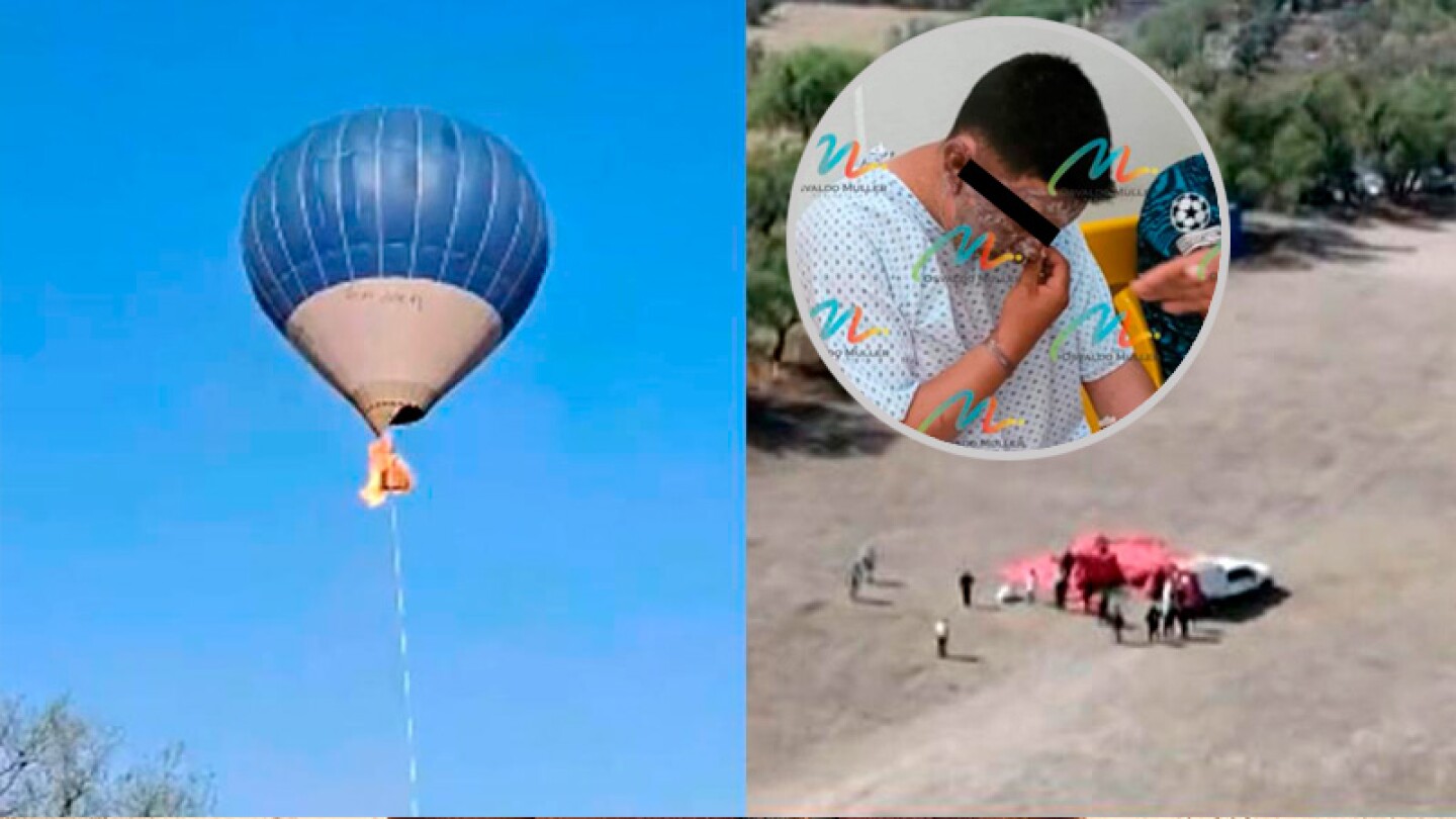 Vinculan a proceso al piloto del globo aerostático incendiado en Teotihuacán