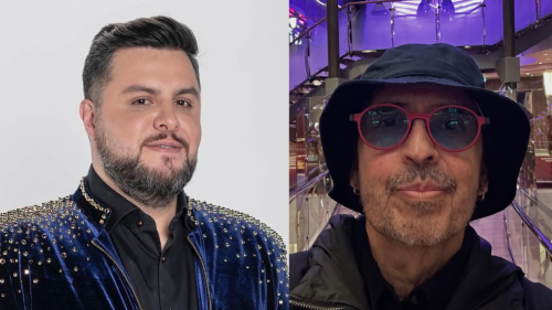 Paul Stanley y Memo del Bosque