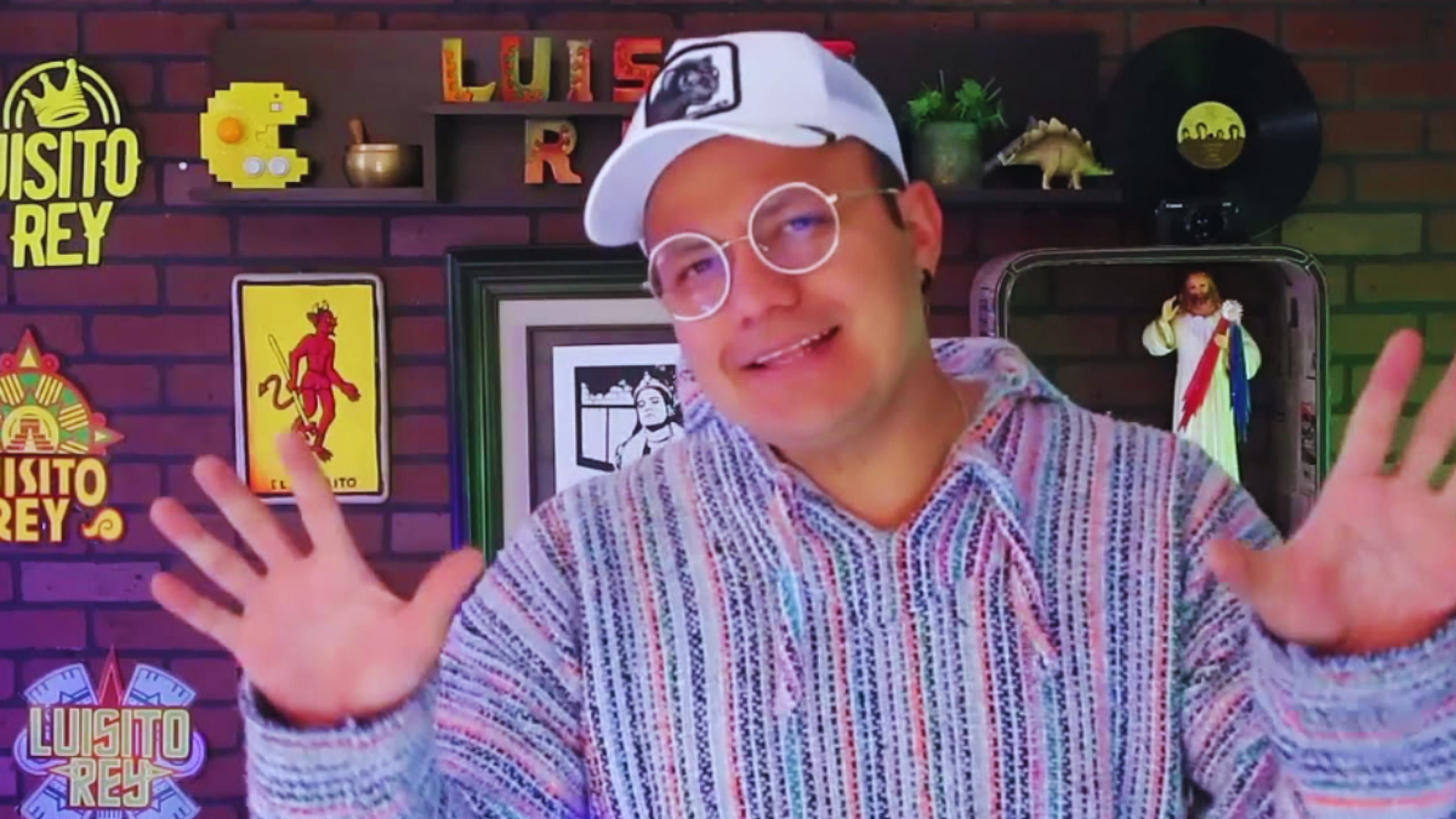 Luisito Rey en su canal de YouTube