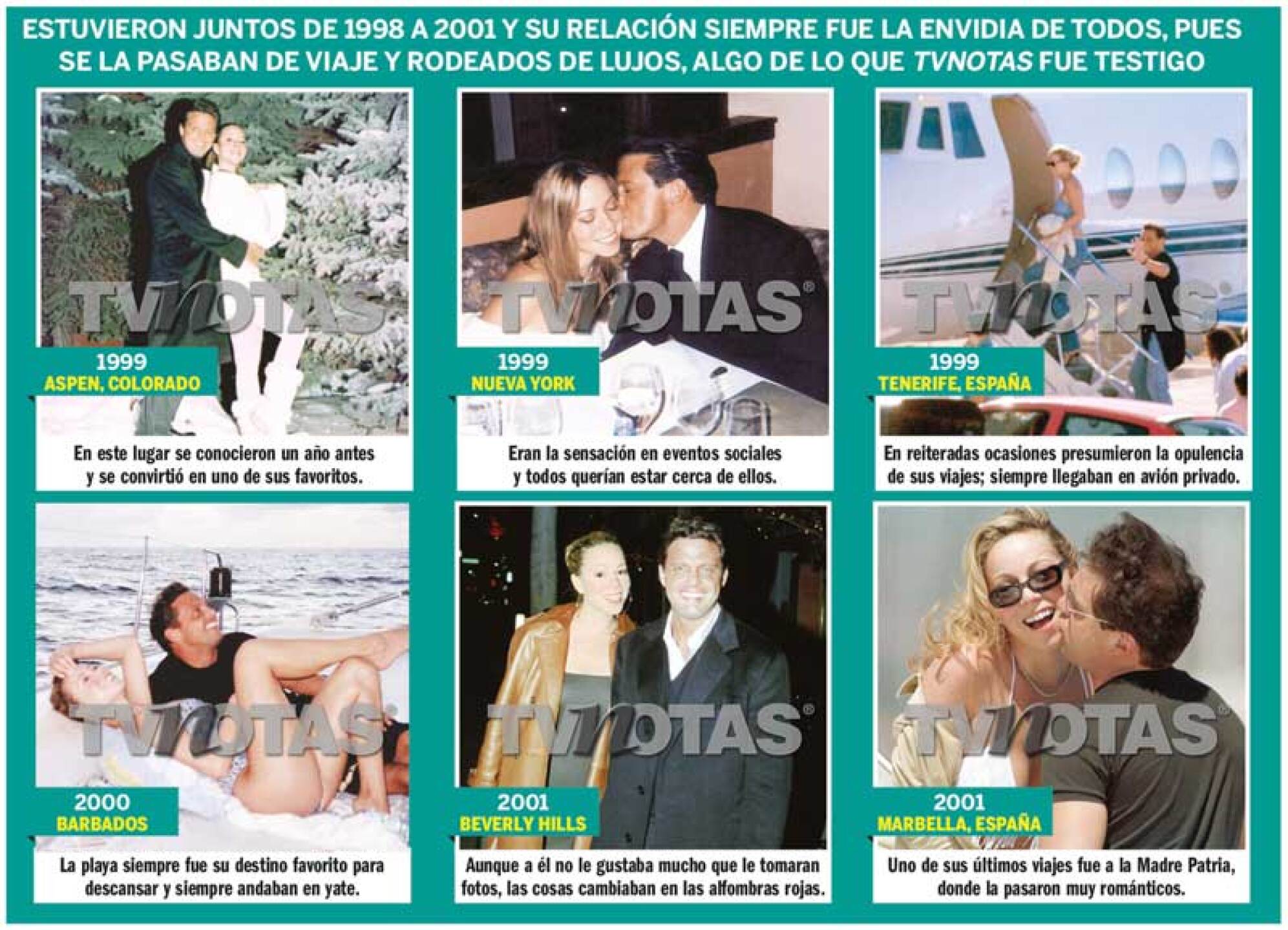 Detalles de la relación entre Luis Miguel y Mariah Carey