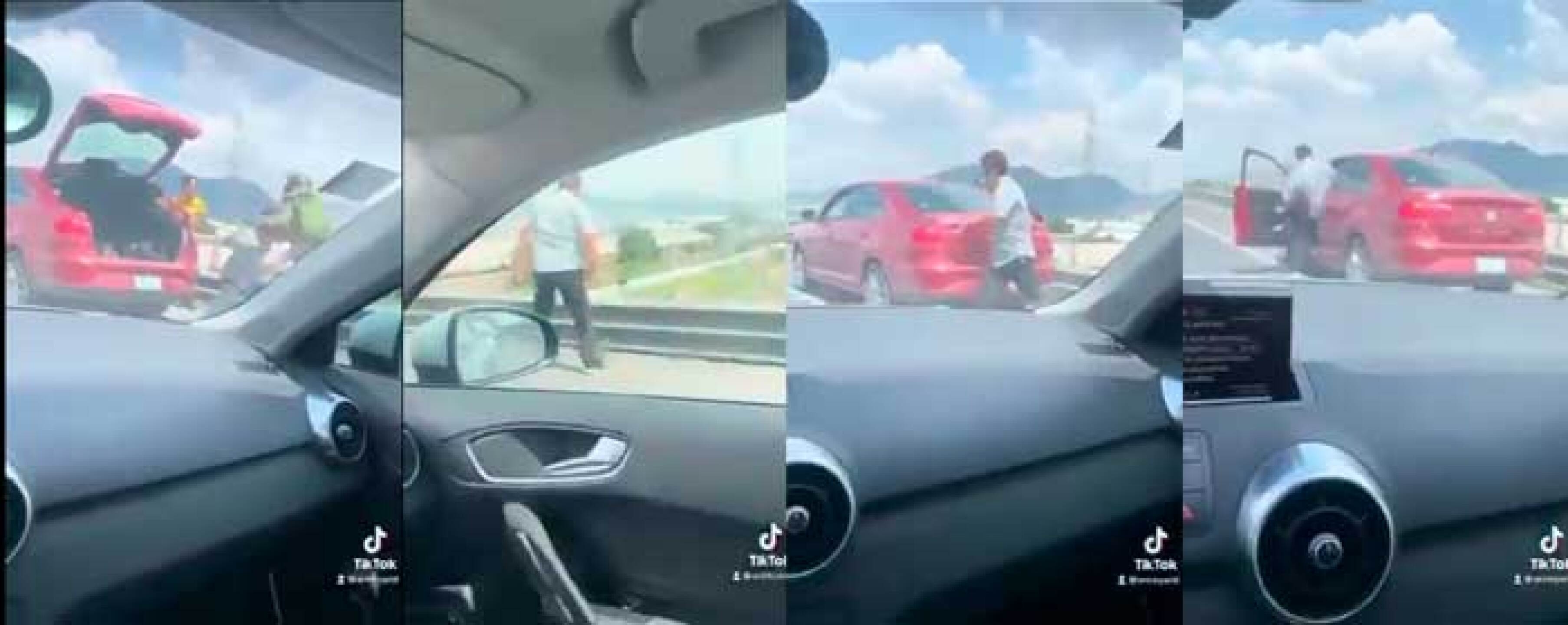 Automovilista arroja al vacío a repartidor y viralizan el video