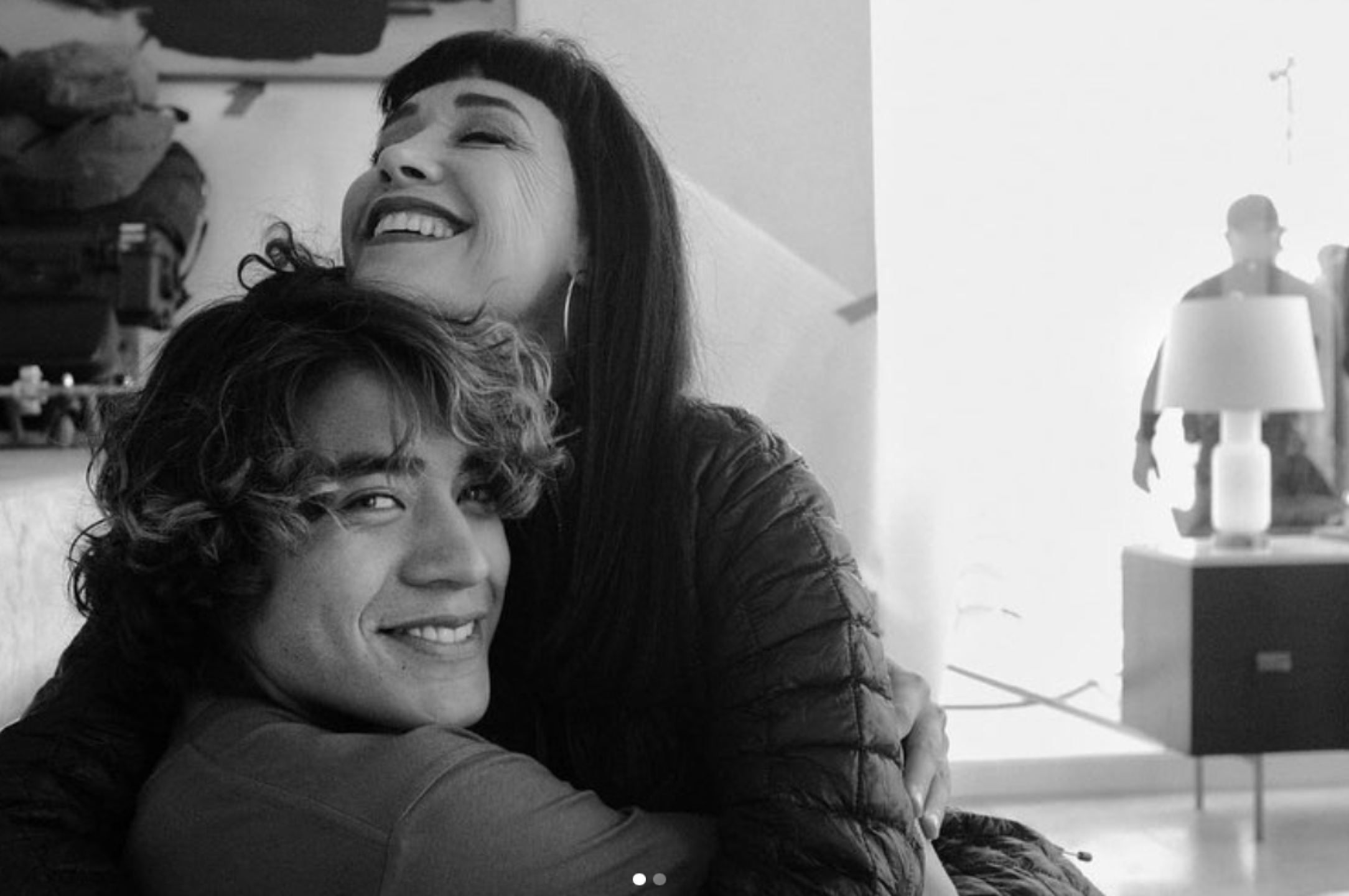 Susana Zabaleta y su hijo Matías Gruener
