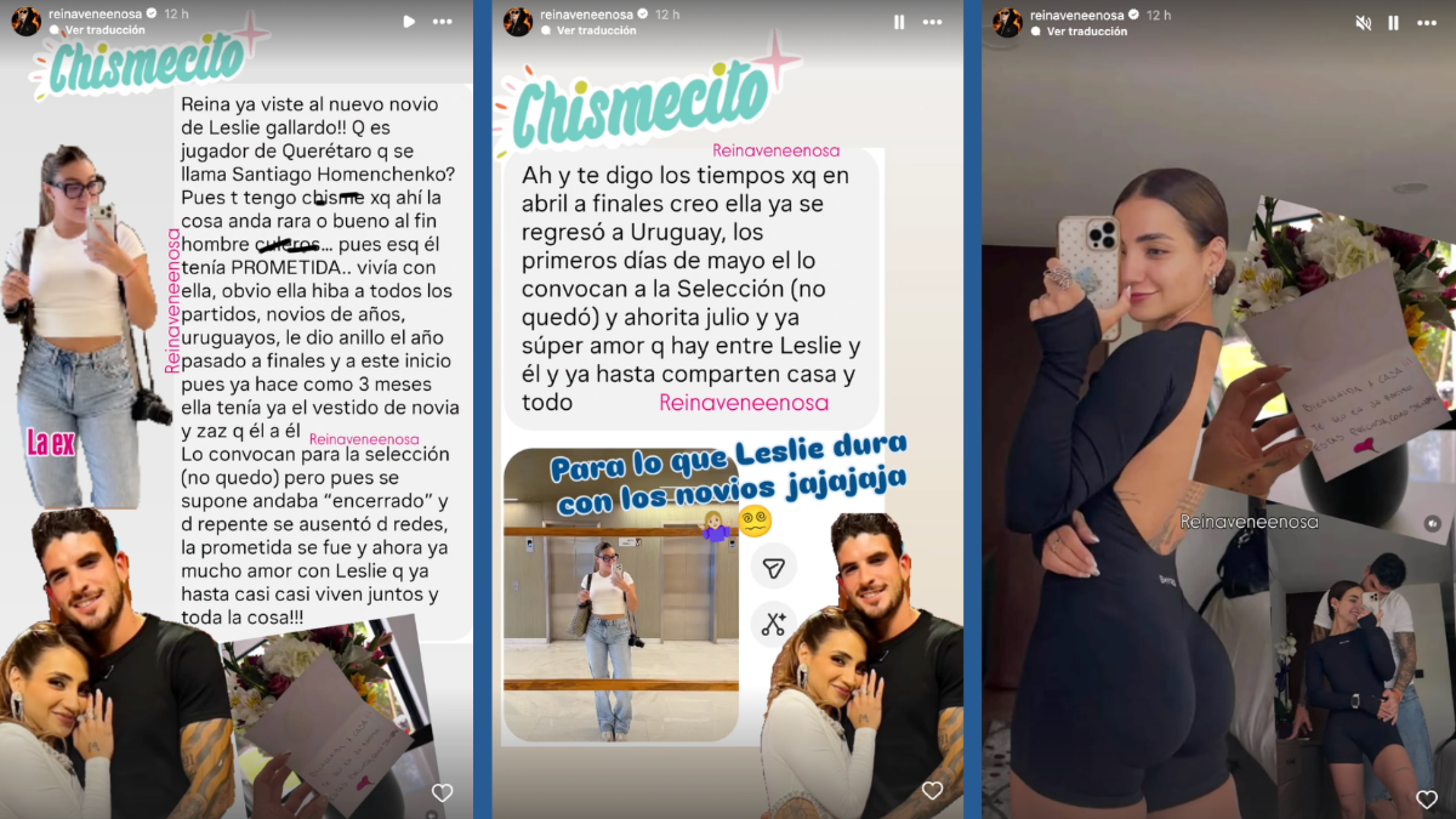 ¿Leslie Gallardo fue la tercera en discordia?