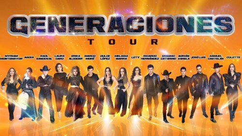 Generaciones tour poster oficial