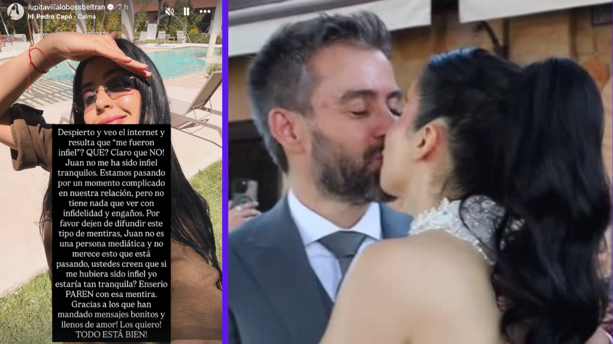 Lupita Villalobos niega infidelidad