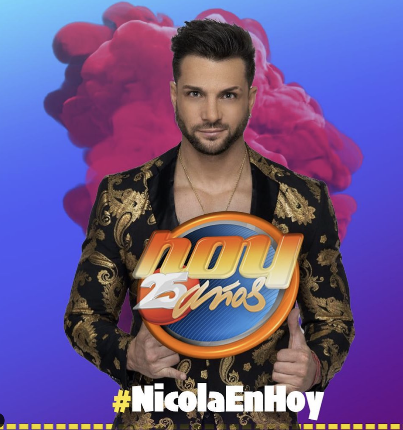 Nicola Porcella en el programa Hoy tendencia