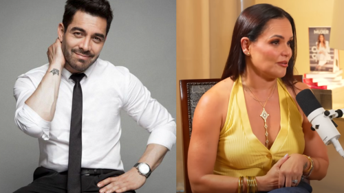 Omar Chaparro y Lucy Ruíz "La Mojarrita"