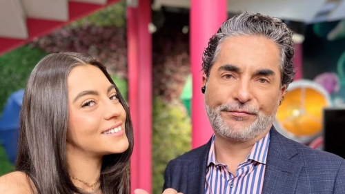 Raúl Araiza y su hija Roberta