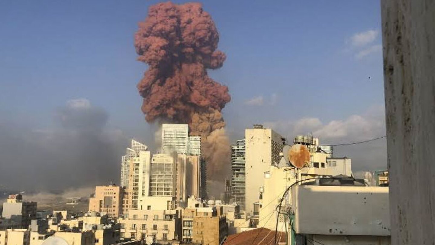 Explosión Beirut Líbano