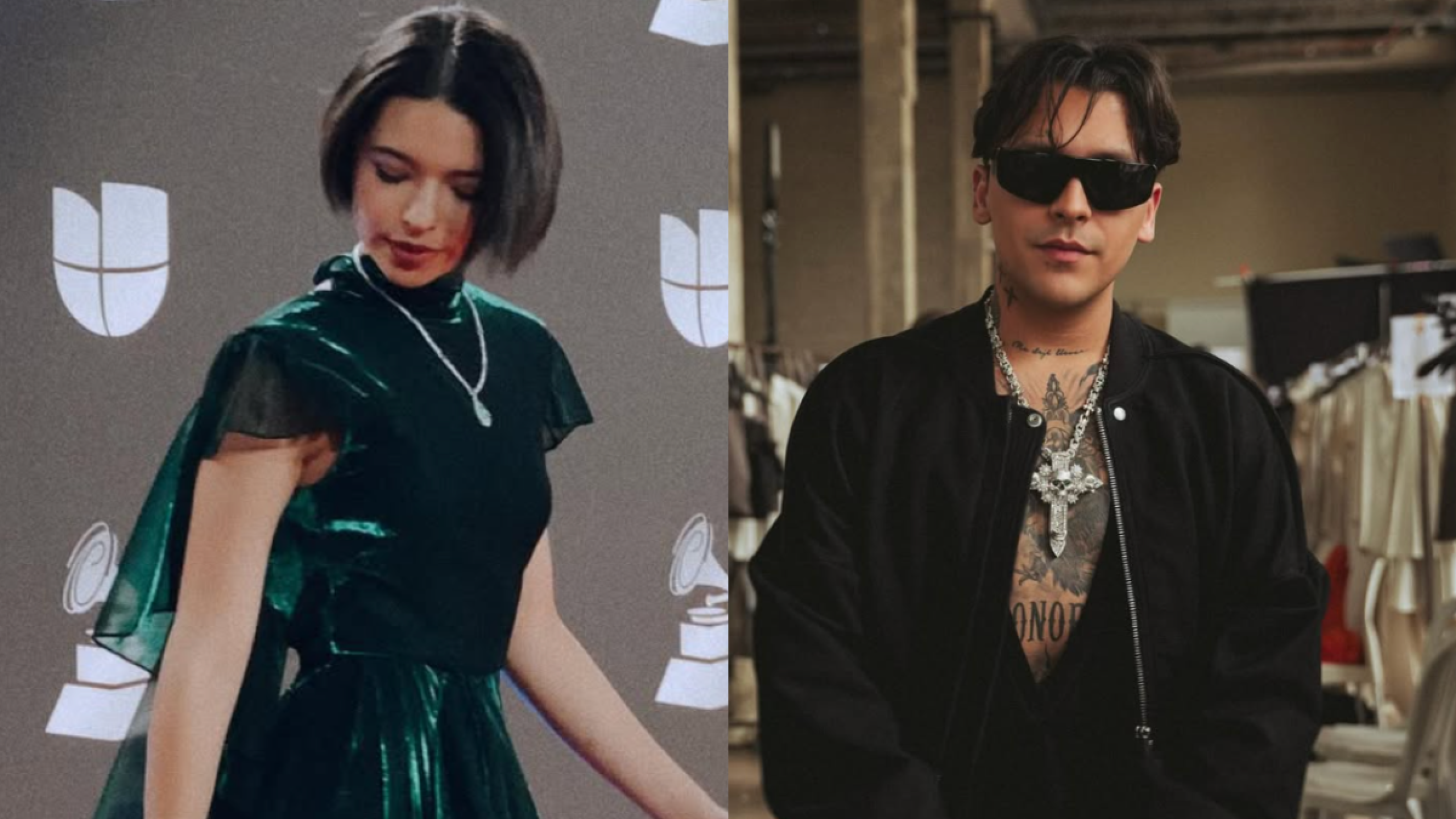 Christian Nodal y Ángela Aguilar