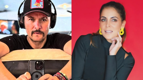 Adianez Hernández y Rodrigo Cachero estuvieron juntos en el aeropuerto junto a su hijo