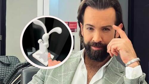 Diego de Erice criticado por vender carísimas esculturas ¿de conejos?