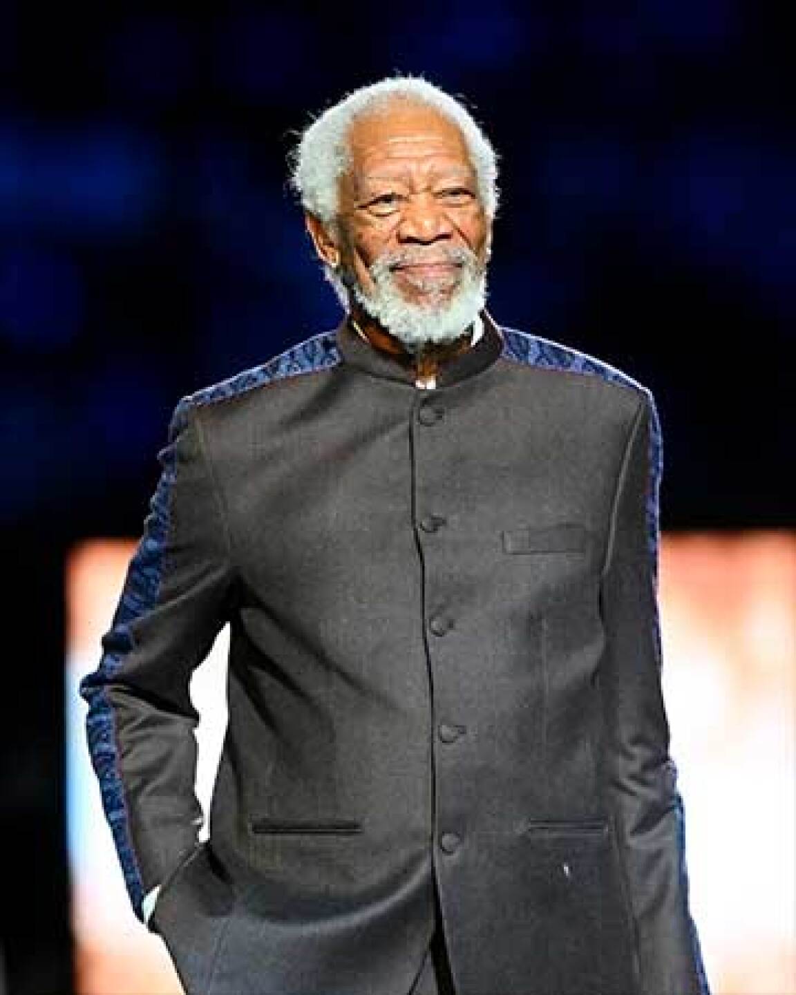Morgan Freeman fue el maestro de ceremonias del magno evento