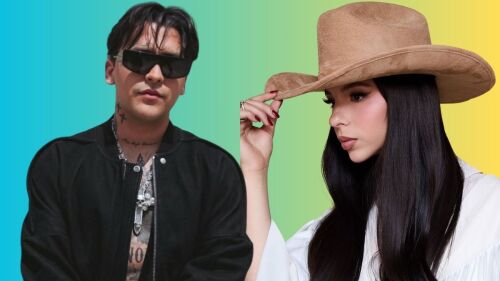 Christian Nodal y Ángela Aguilar