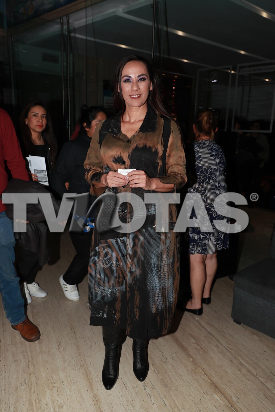 Consuelo Duval en el debut de su hija en Monólogos de la Vagina