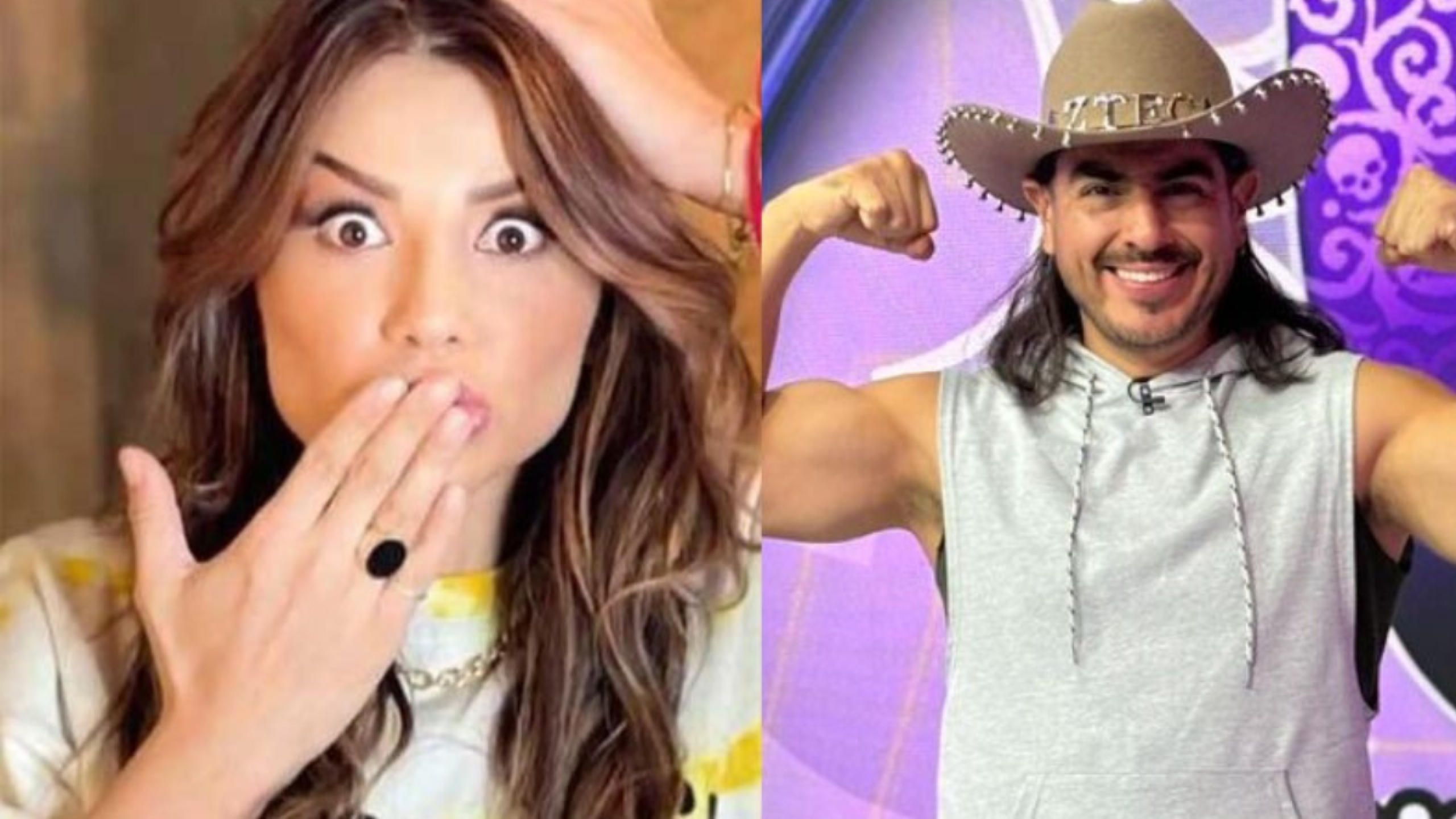 Ferka y Rey Grupero beso